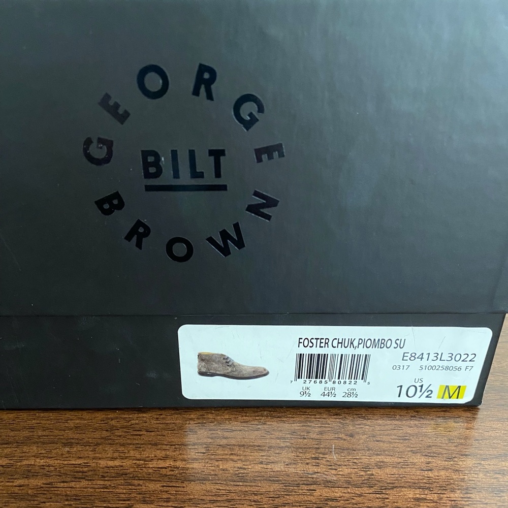 George Brown Bilt Foster Suede Chukka - 10-1/2 - Picture 10 of 10